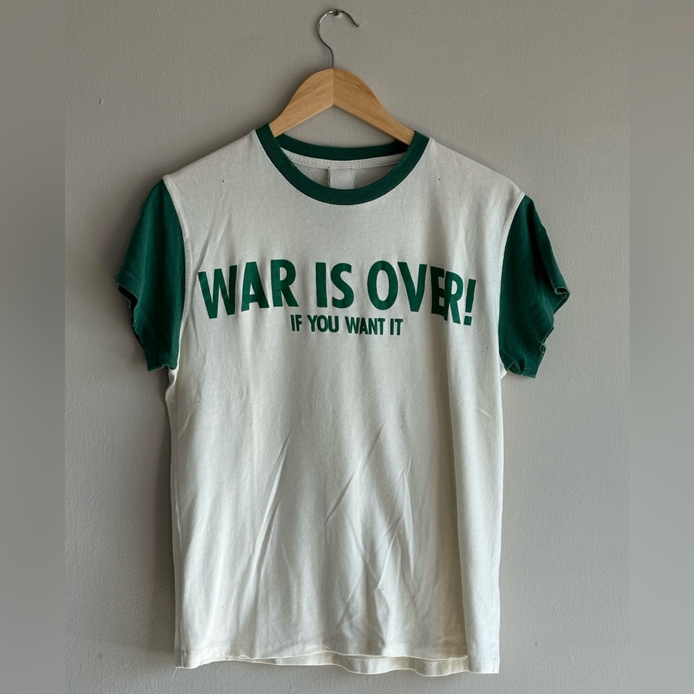 NWT MADEWORN - John Lennon “WAR IS OVER!” Graphic t-shirt XS